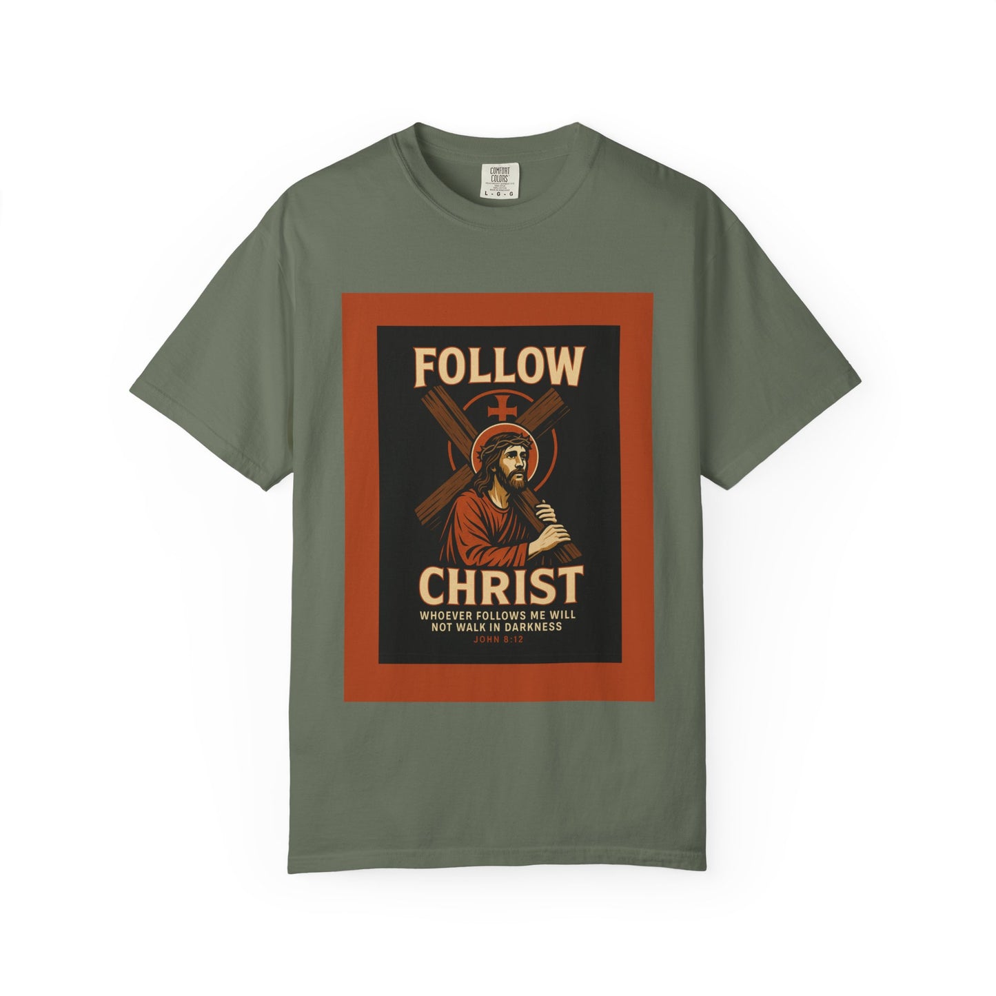 Vintage Christian T-Shirt - Follow Christ Graphic Tee, Unisex Faith Shirt, Religious Apparel, Gift for Believers, Inspirational Top