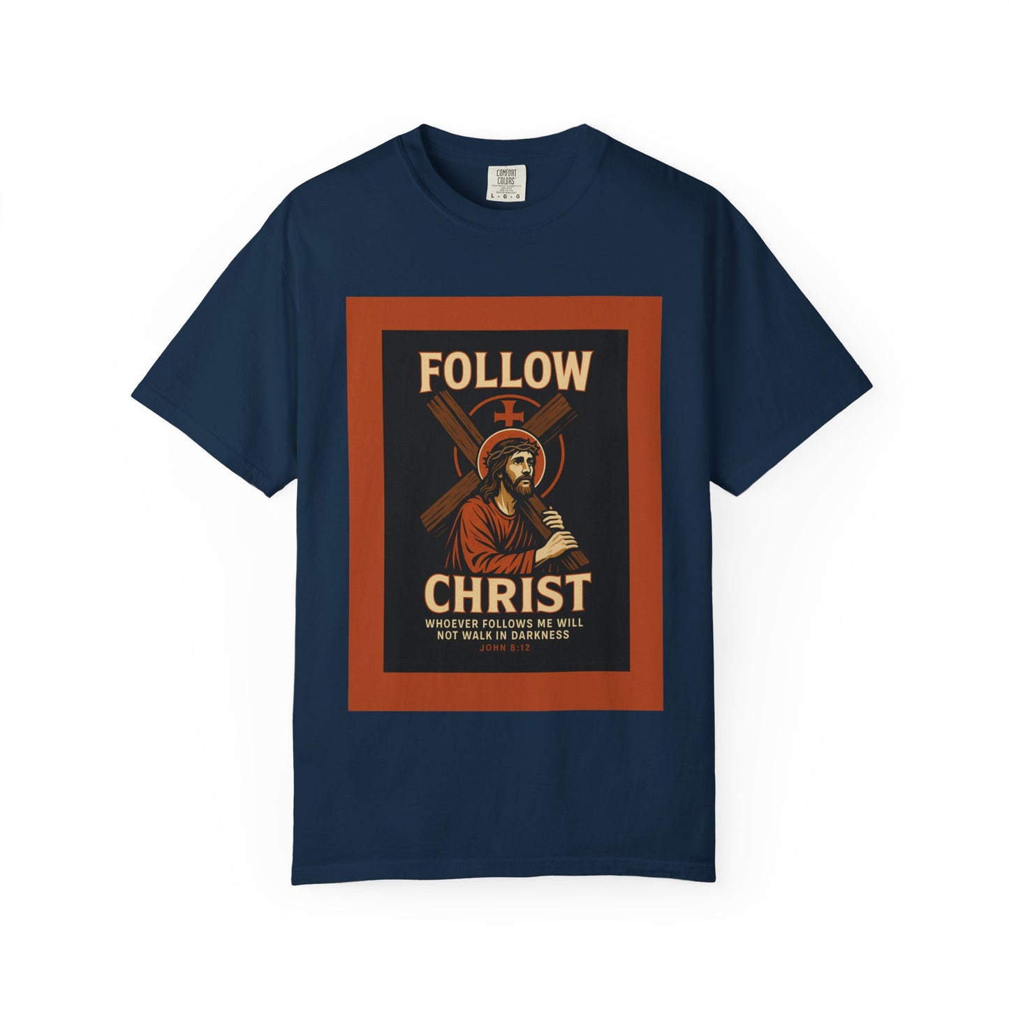 Vintage Christian T-Shirt - Follow Christ Graphic Tee, Unisex Faith Shirt, Religious Apparel, Gift for Believers, Inspirational Top