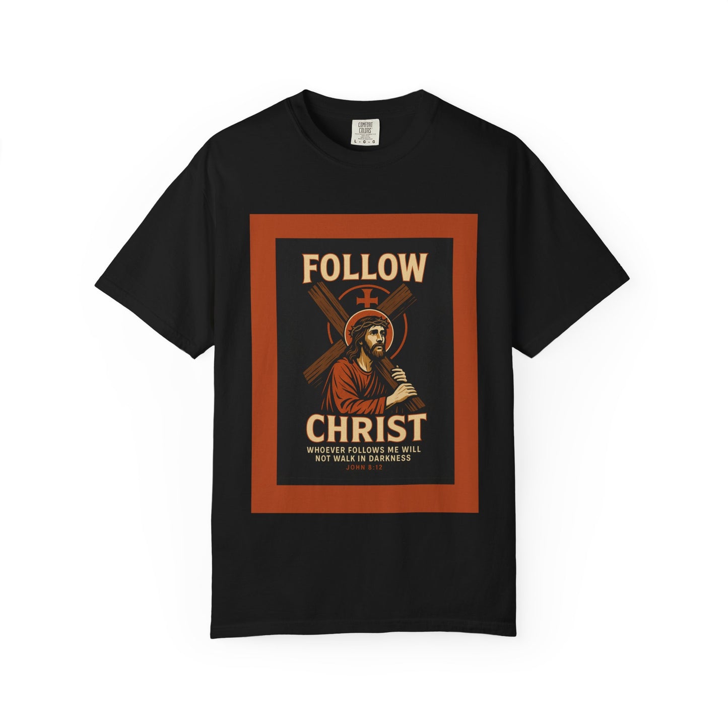 Vintage Christian T-Shirt - Follow Christ Graphic Tee, Unisex Faith Shirt, Religious Apparel, Gift for Believers, Inspirational Top