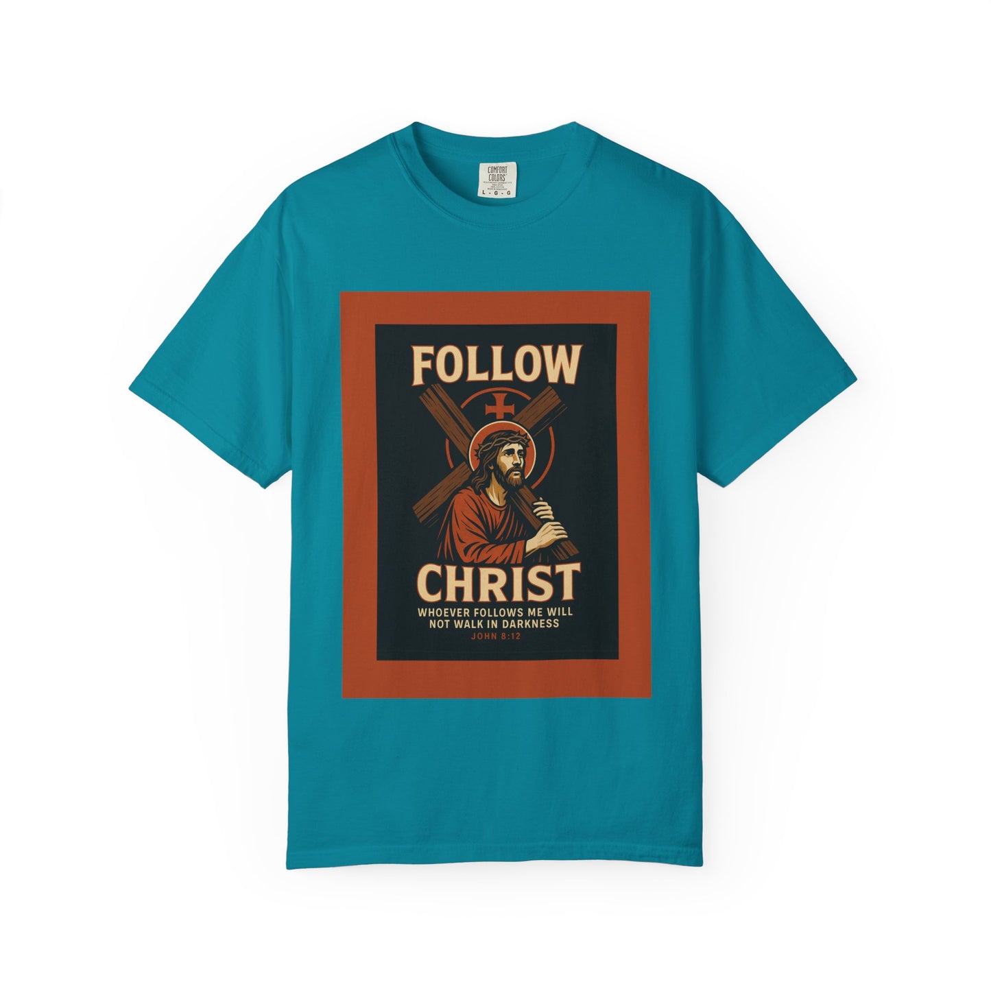 Vintage Christian T-Shirt - Follow Christ Graphic Tee, Unisex Faith Shirt, Religious Apparel, Gift for Believers, Inspirational Top