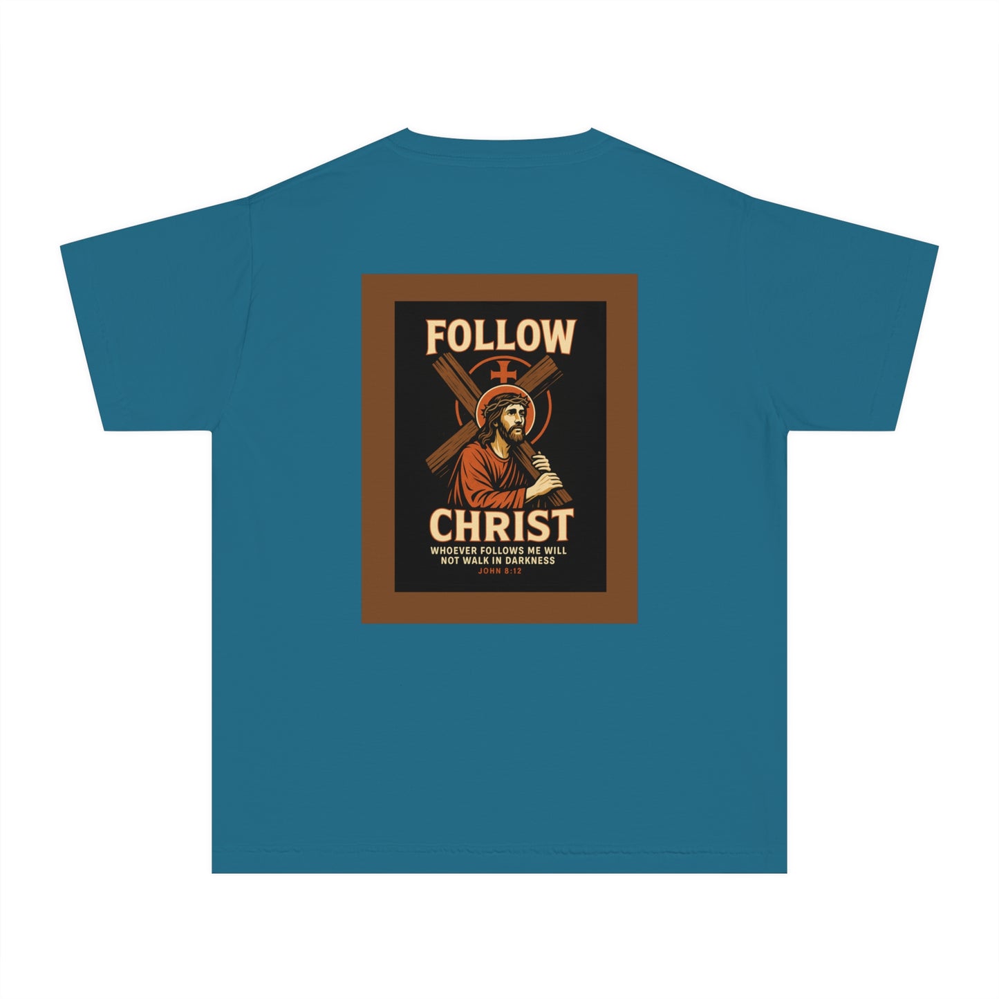 Youth Midweight Tee with Inspirational Design, Christian Tee, Motivation Shirt, Youth Apparel, Gift for Teens, Faith-Based Clothing