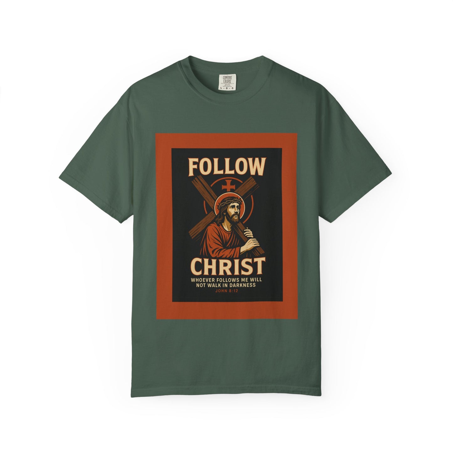 Vintage Christian T-Shirt - Follow Christ Graphic Tee, Unisex Faith Shirt, Religious Apparel, Gift for Believers, Inspirational Top