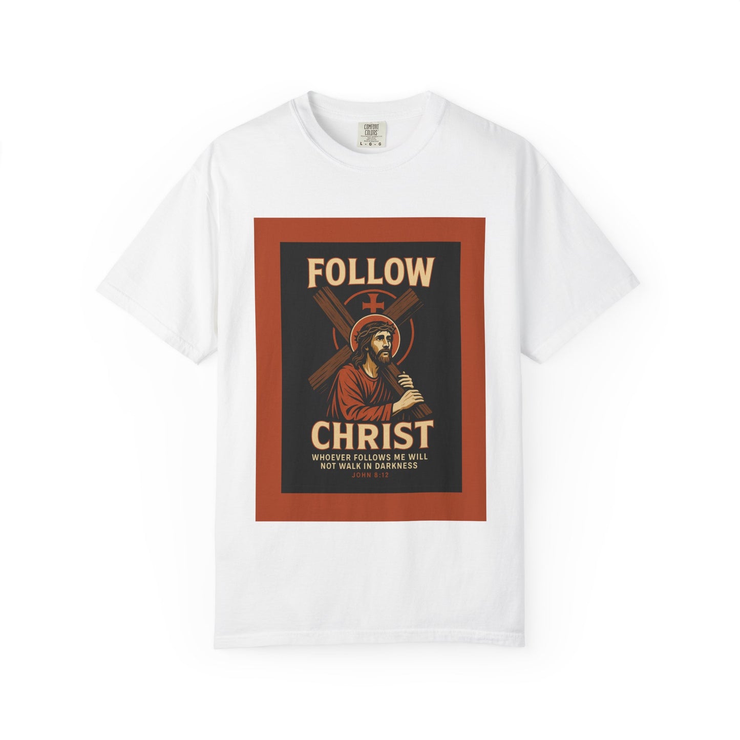 Vintage Christian T-Shirt - Follow Christ Graphic Tee, Unisex Faith Shirt, Religious Apparel, Gift for Believers, Inspirational Top