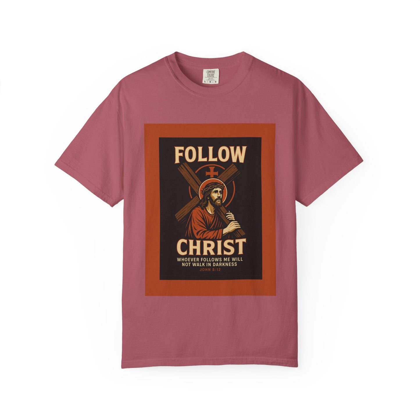 Vintage Christian T-Shirt - Follow Christ Graphic Tee, Unisex Faith Shirt, Religious Apparel, Gift for Believers, Inspirational Top