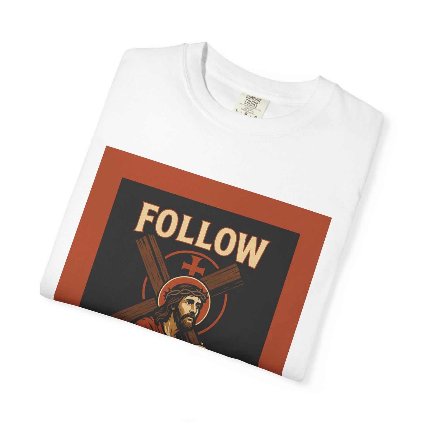 Vintage Christian T-Shirt - Follow Christ Graphic Tee, Unisex Faith Shirt, Religious Apparel, Gift for Believers, Inspirational Top