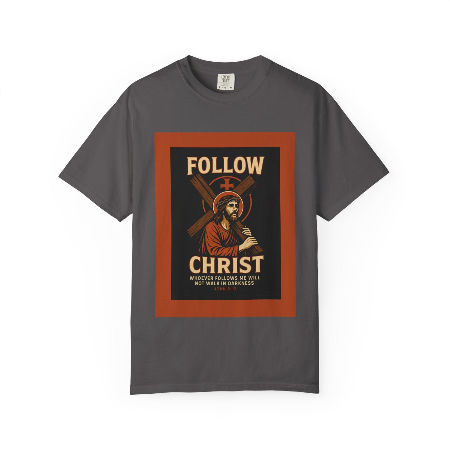 Vintage Christian T-Shirt - Follow Christ Graphic Tee, Unisex Faith Shirt, Religious Apparel, Gift for Believers, Inspirational Top