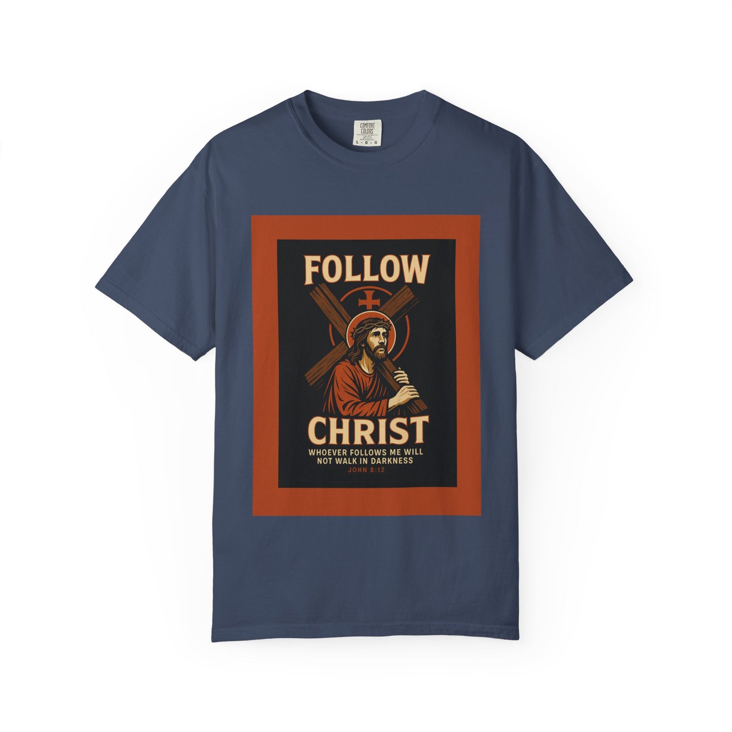 Vintage Christian T-Shirt - Follow Christ Graphic Tee, Unisex Faith Shirt, Religious Apparel, Gift for Believers, Inspirational Top