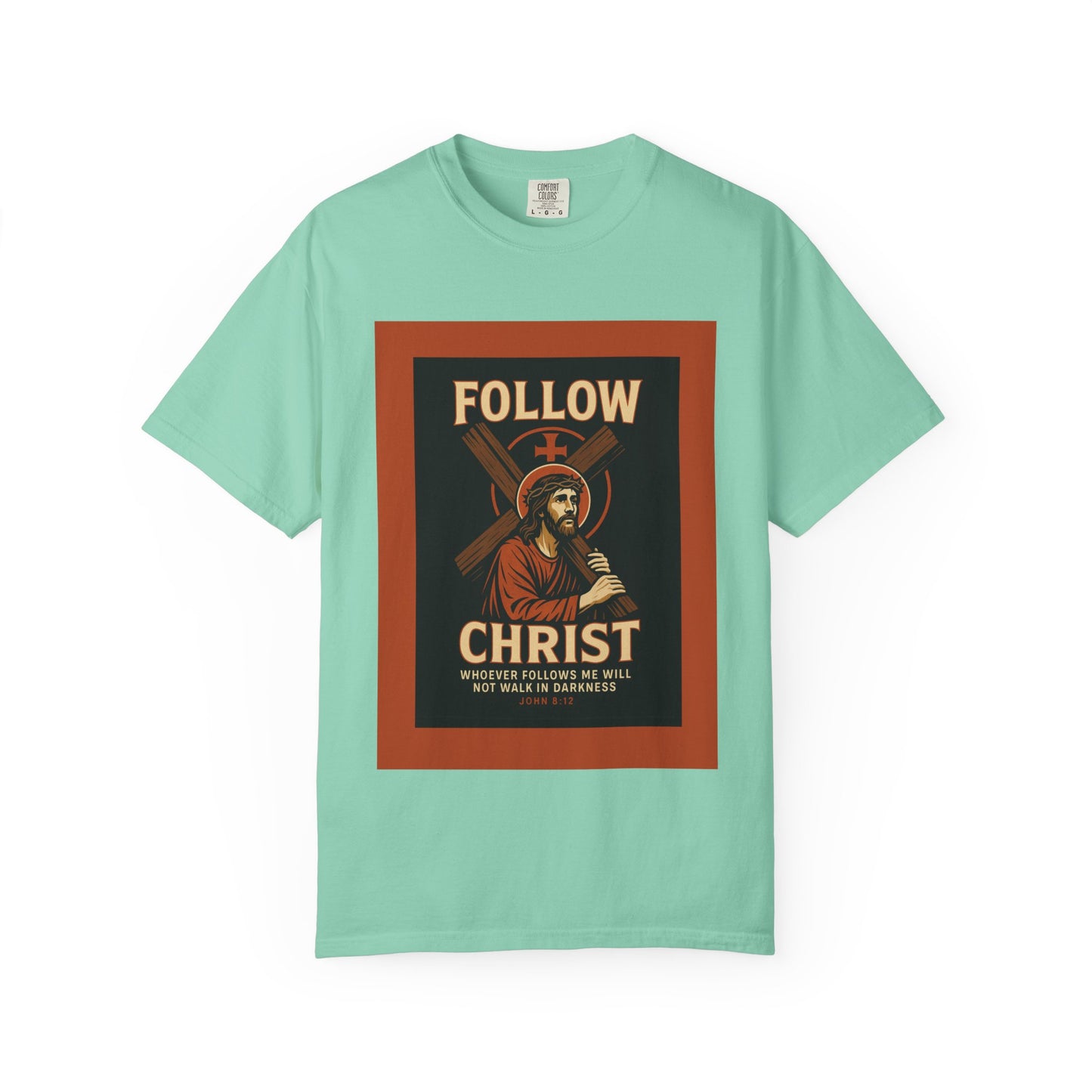 Vintage Christian T-Shirt - Follow Christ Graphic Tee, Unisex Faith Shirt, Religious Apparel, Gift for Believers, Inspirational Top