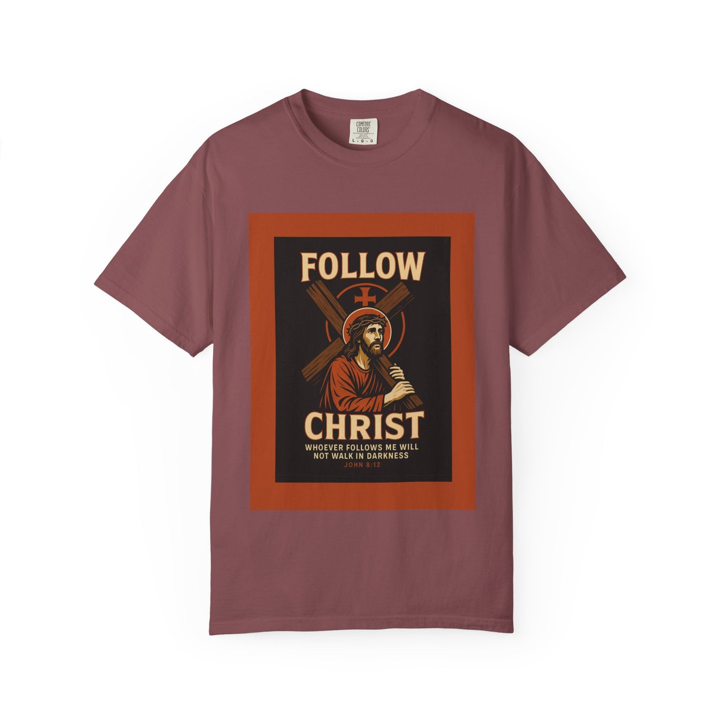 Vintage Christian T-Shirt - Follow Christ Graphic Tee, Unisex Faith Shirt, Religious Apparel, Gift for Believers, Inspirational Top