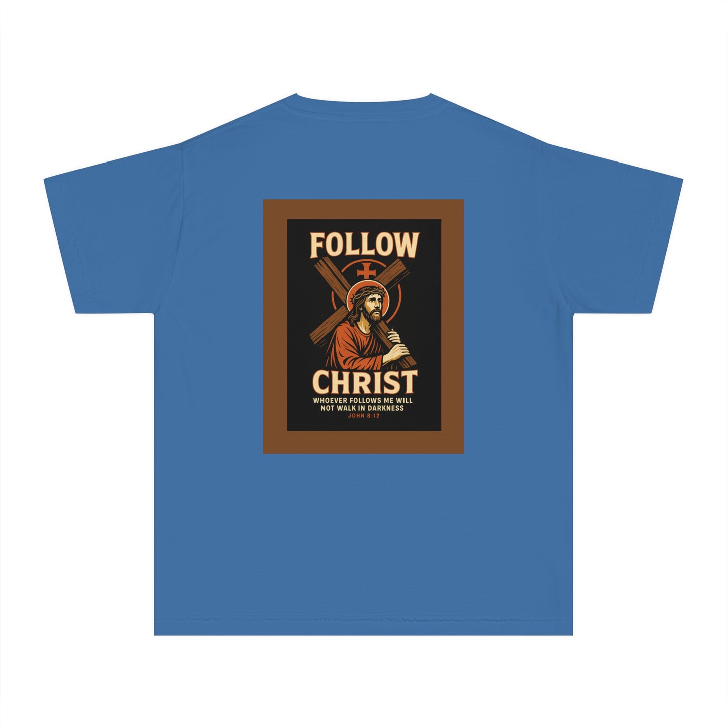 Youth Midweight Tee with Inspirational Design, Christian Tee, Motivation Shirt, Youth Apparel, Gift for Teens, Faith-Based Clothing